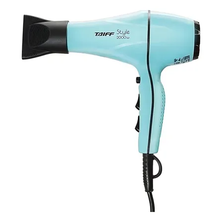Secador De Cabelo Taiff Style Profissional Azul 2000w Iônico Silencioso 127v