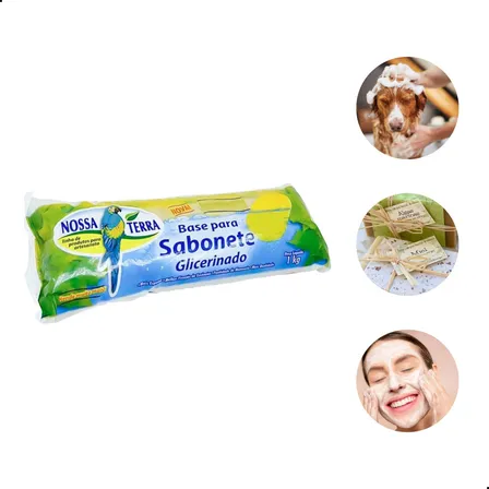 Base Glicerinada Transparente 1kg Grupo Dj Morch Para Sabonete