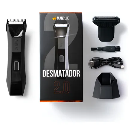 Desmatador 2.0 - Aparador Elétrico De Pelos - Manclub Preto 127/220v