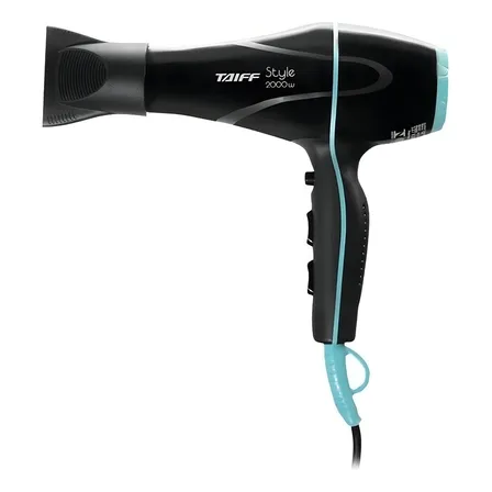 Secador Taiff Style 2000w Iônico Profissional Silencioso Preto.. 220v