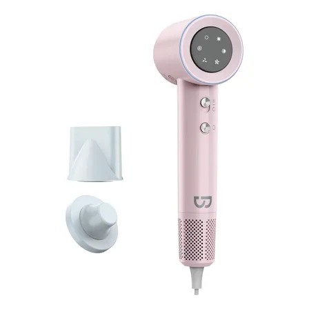 Secador De Cabelo Gokoco De Alta Velocidade 110v/220v Cor Rosa 127v