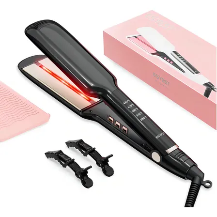 Prancha Chapinha De Cabelo Profissional Esyest Es-ws1 Preto 127/220v