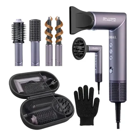 Secador Multifuncional 5 Em 1 Mondial Roxo Sm-01-blcd-sp 127v