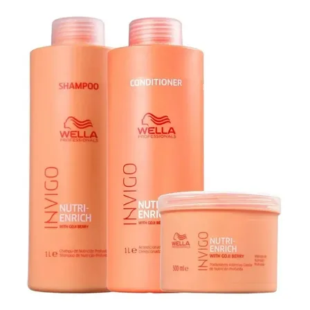 Kit Wella Invigo Nutri Enrich (3 Produtos) Original