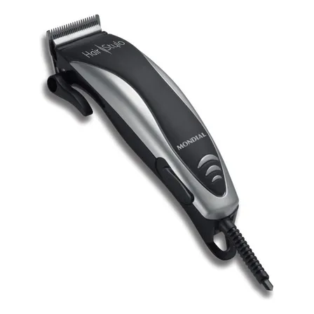 Cortador De Cabelos Hair Stylo Mondial Preto/prata Cr-02 Prata/preto 127v