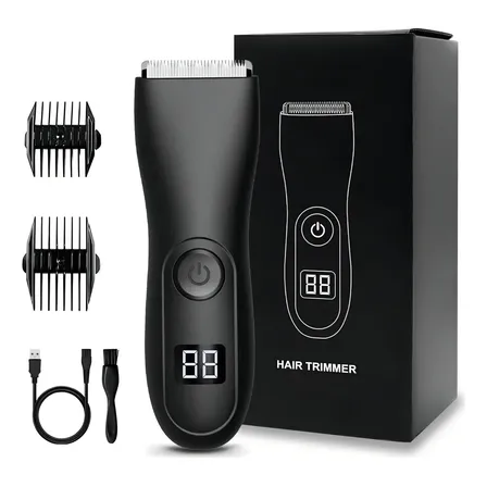 Aparador De Pelos Saco Homem P D'agua Barber Ultra íntimos Dmaia Preto 127/220v