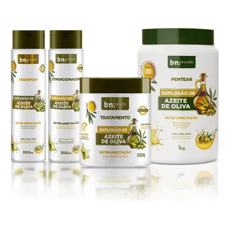 Kit Beleza Natural Explosão De Azeite De Oliva