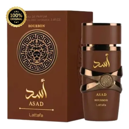 Perfume Árabe Asad Bourbon Lattafa 100ml Masculino