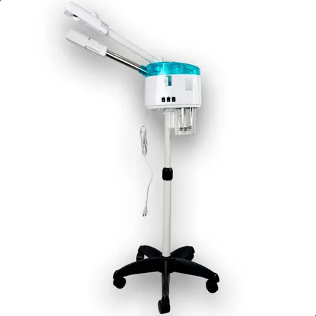 Vaporizador K.skin K238a Ozônio Quente Frio Facial Capilar Profissional 220v Branco/azul