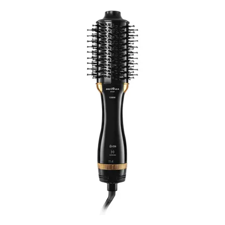 Escova Secadora Britânia Nanocerâmica 1300w Infrared Bes24p Bivolt 127/220v