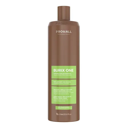 Prohall Burix One 1l Alisamento Progressivo Antifrizz Sem Formol