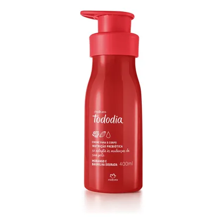 Hidratante Natura Tododia Morango & Baunilha 400 Ml Morango E Baunilha