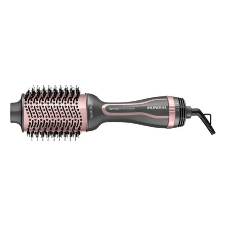 Escova Secadora Keratin, Mondial, 1300w - Es-11-bi Rosa-claro 127/220v